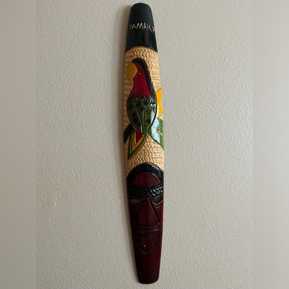 JAMAICA WOOD CARVED HOME DECOR - Picture 1 of 6